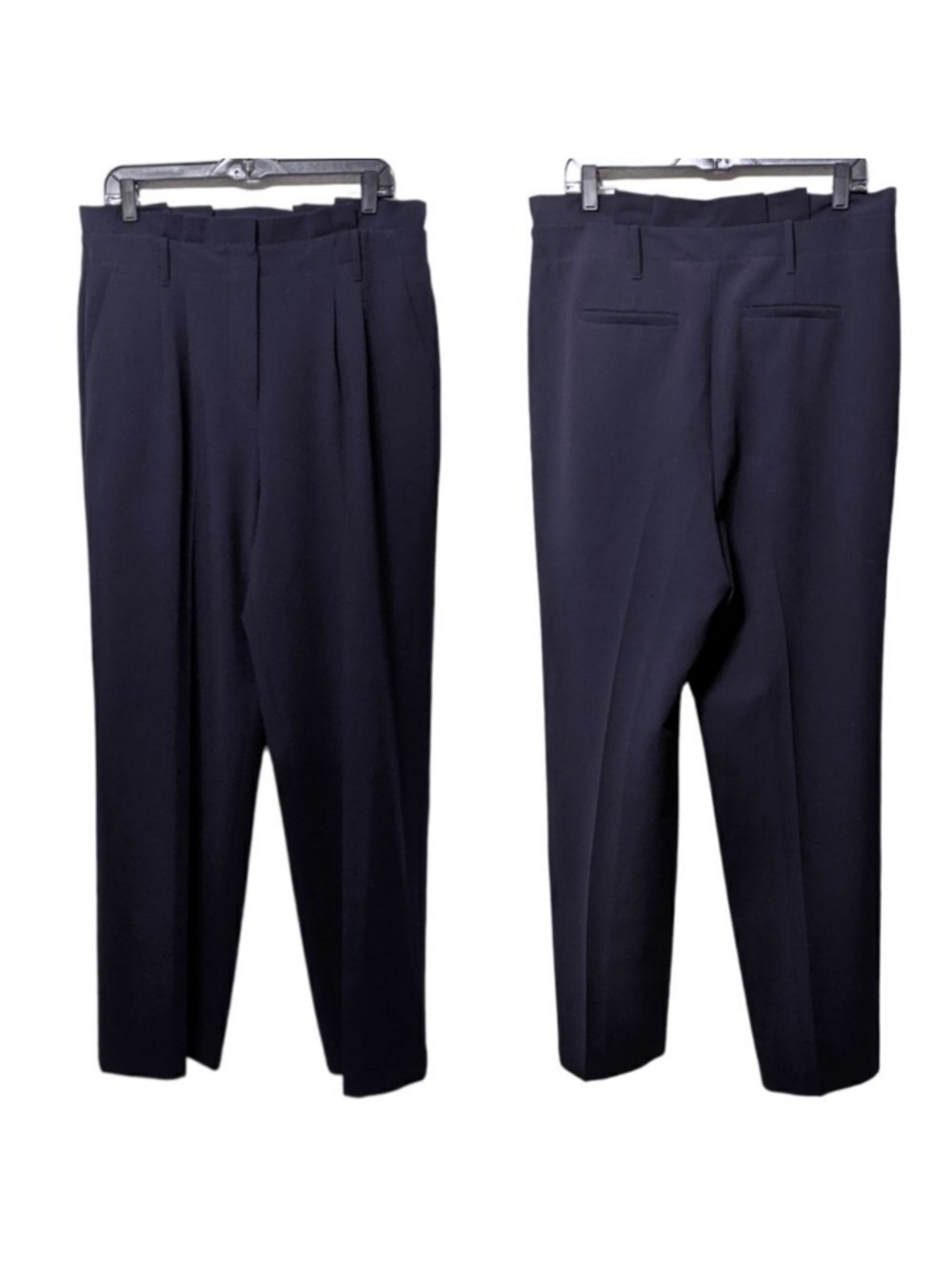 NWOT BODEN Powis Navy Blue Wide Leg Pants 12